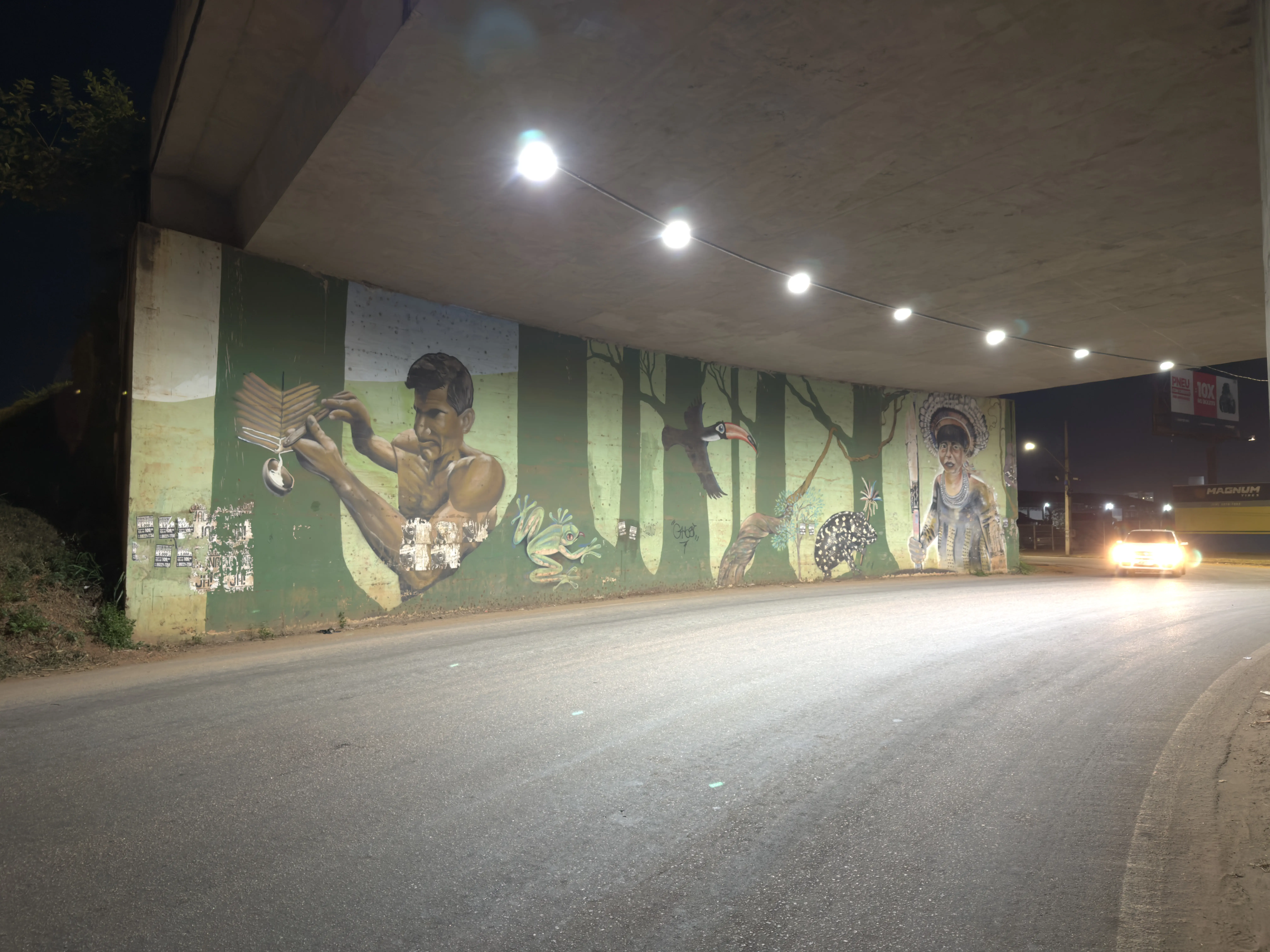 Porto Velho passa a ter os cinco viadutos totalmente iluminados pela primeira vez 