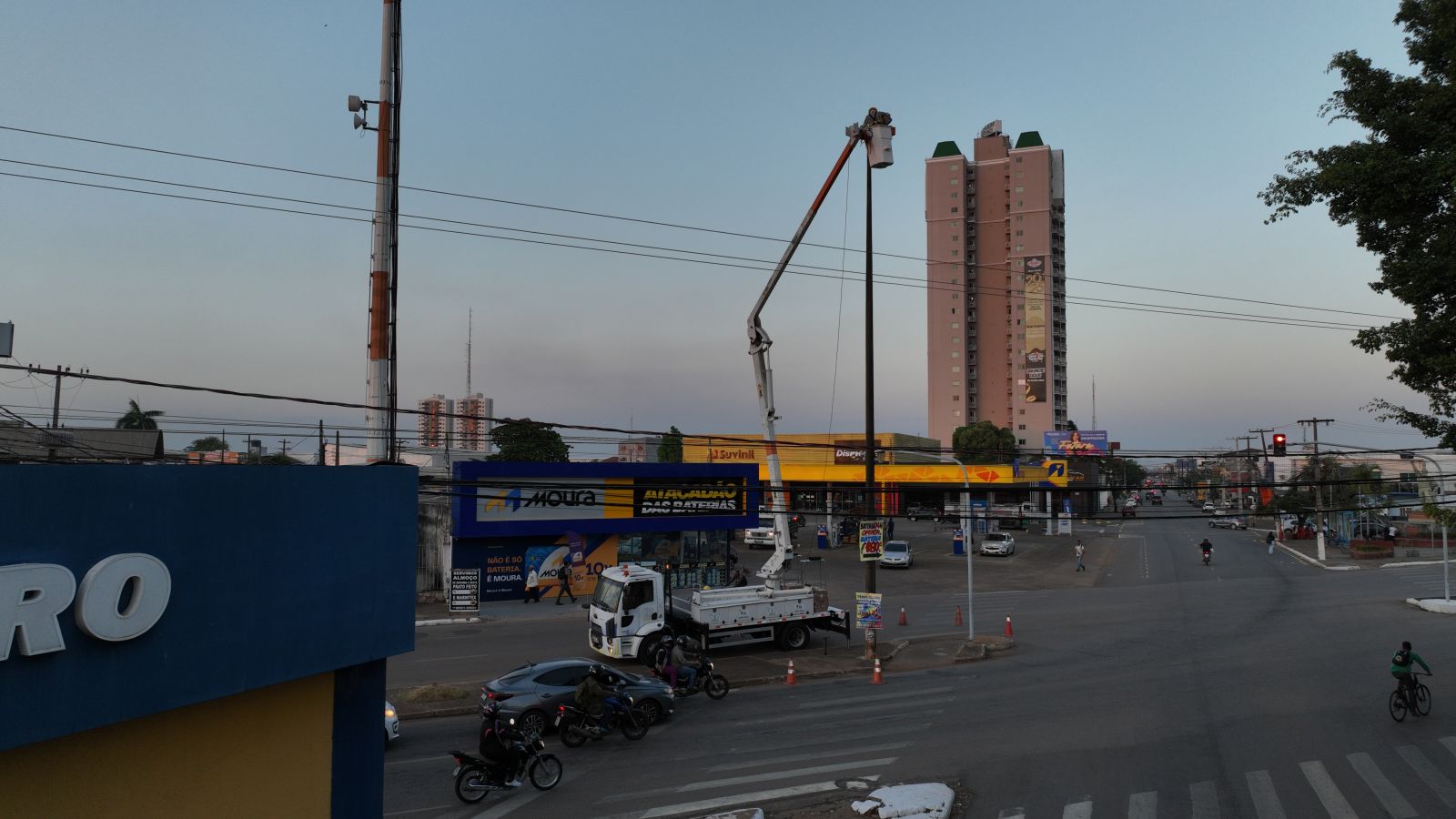 Obra na avenida Nações Unidas deve ser concluída em três dias