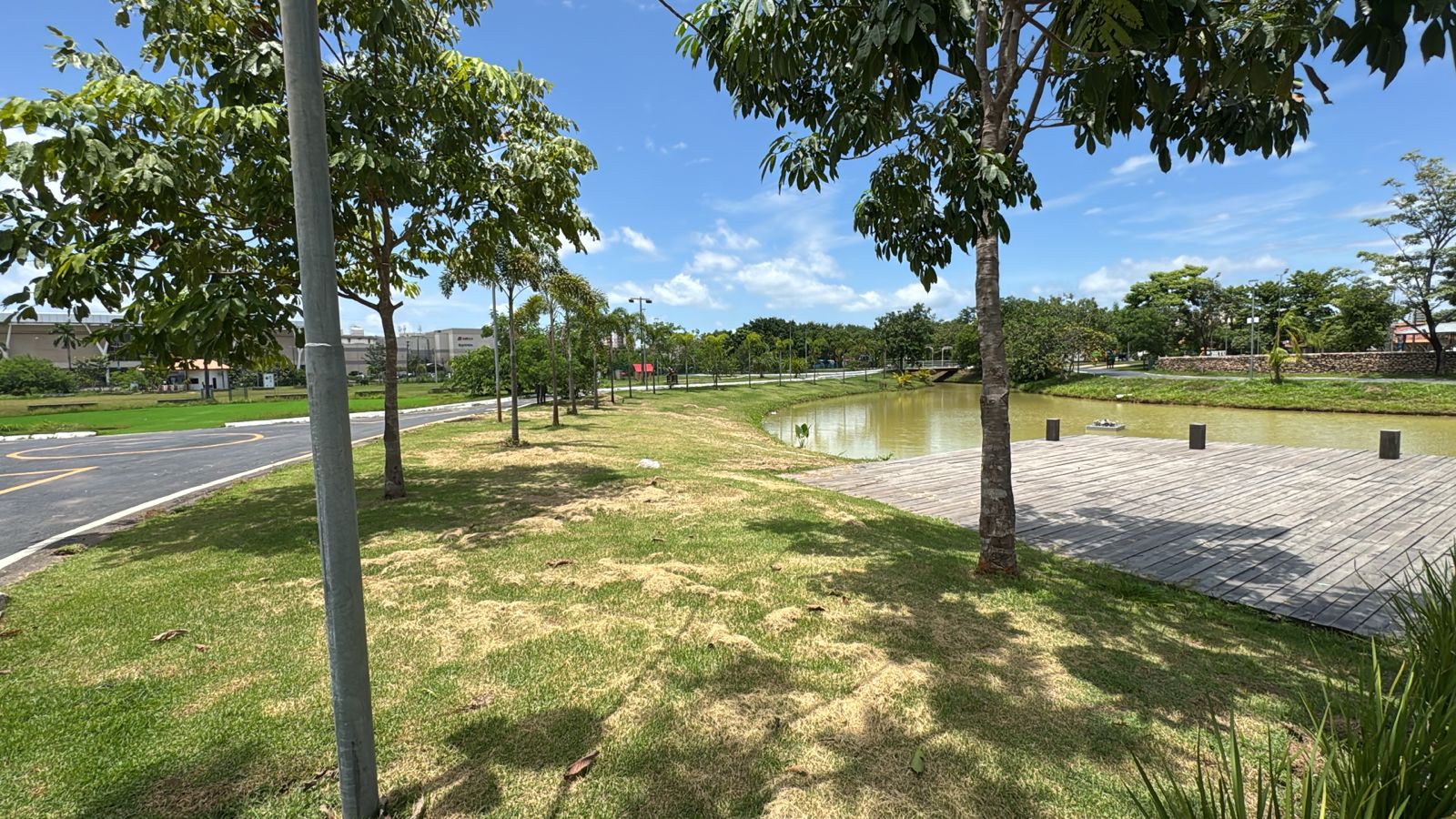 Como forma de prevenção, a direção do Parque da Cidade vai deixar o chafariz do lago ligado durante a noite